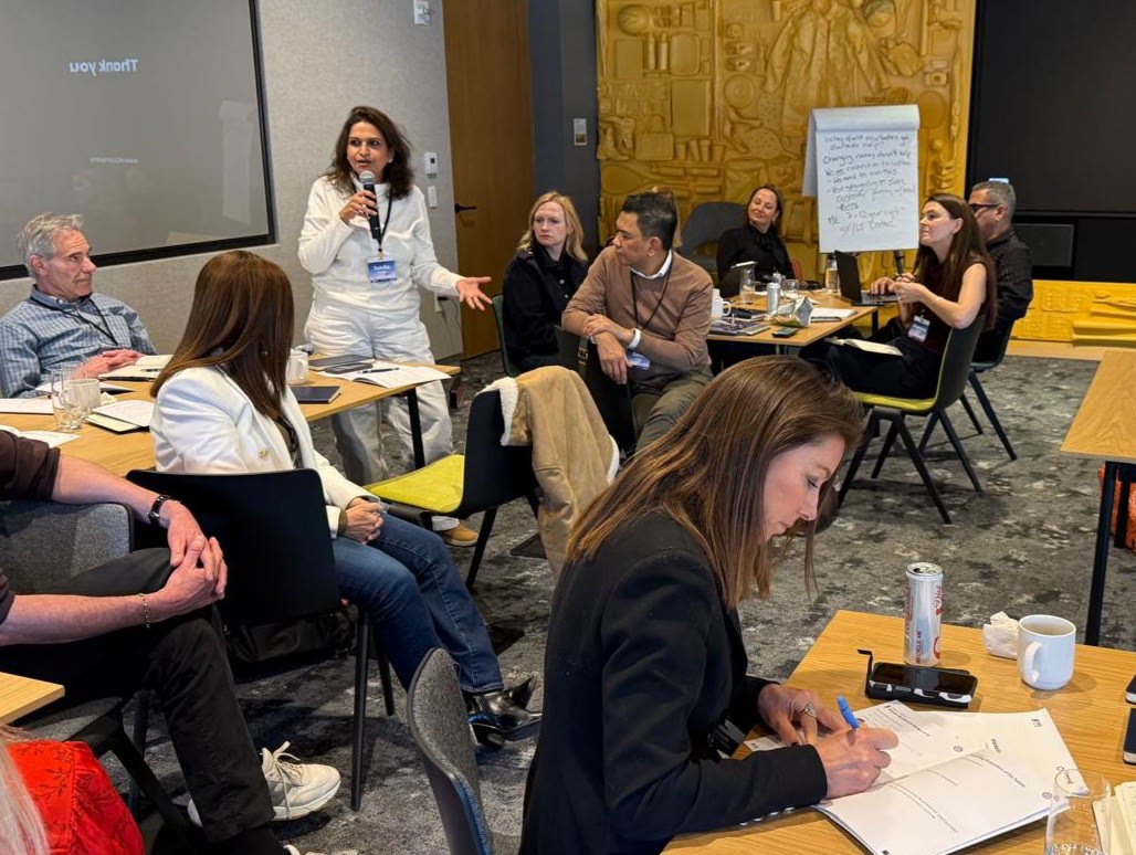 CMOs in discussion at an M2030 Leadership Lab session