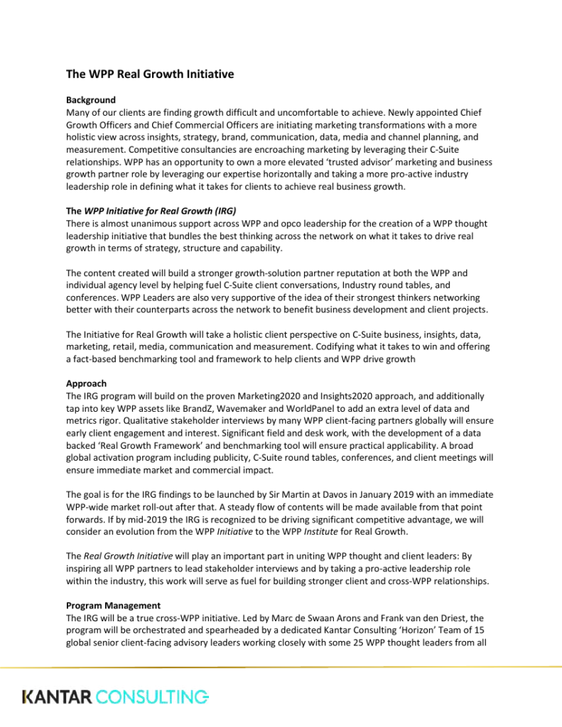 Cover of How the Initiative for Real Growth Began