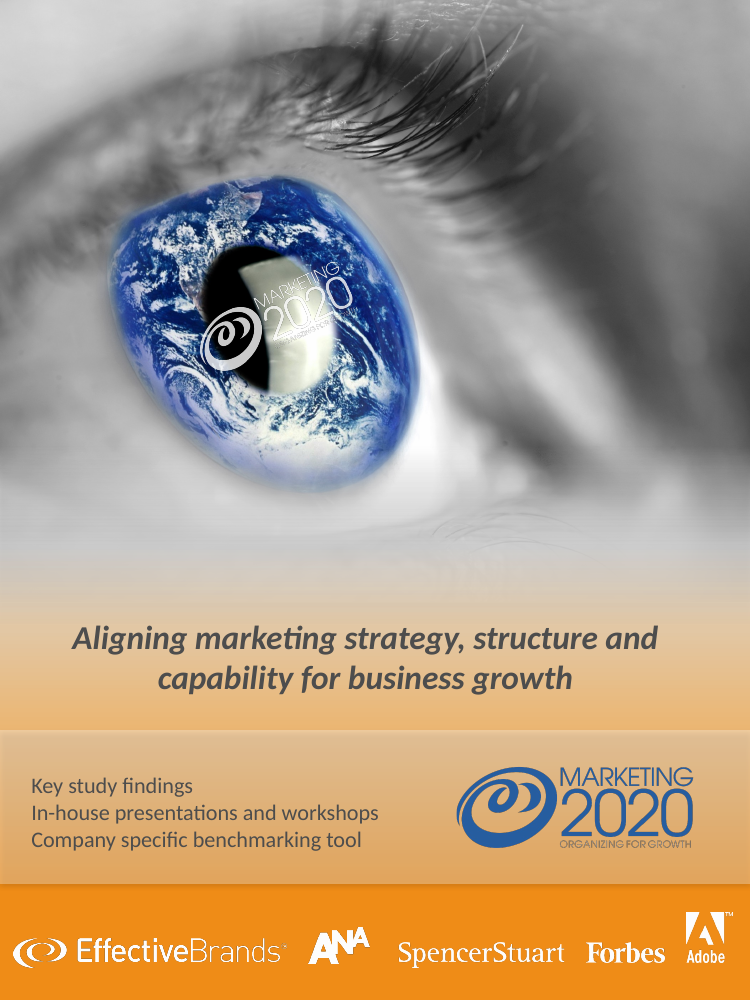 Cover of Marketing2020: What Separated Over-Performing Marketing Organizations