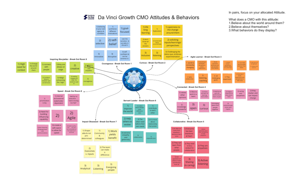 Cover of Nine Attitudes of the Da Vinci Growth CMO