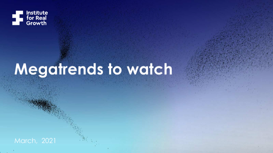 Cover of Five Megatrends IRG Was Watching in March 2021