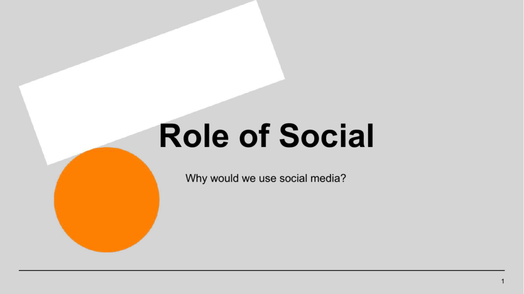 Cover of The Role of Social