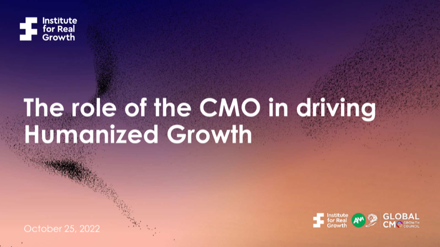 Cover of The CMO's Case for Humanized Growth