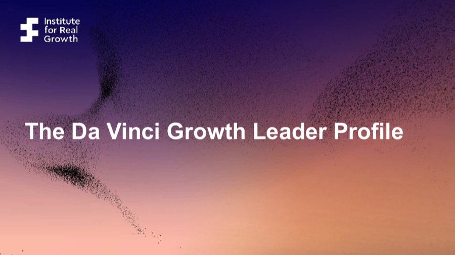 Cover of The Da Vinci Growth Leader Profile: Five Attitudes and Five Behaviors