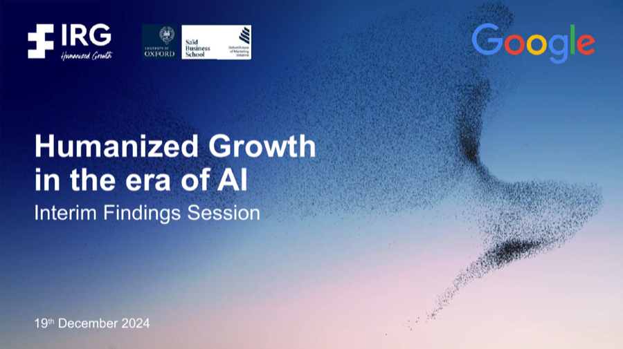 Cover of Humanized Growth in the Era of AI: What the First Thirty Interviews Showed