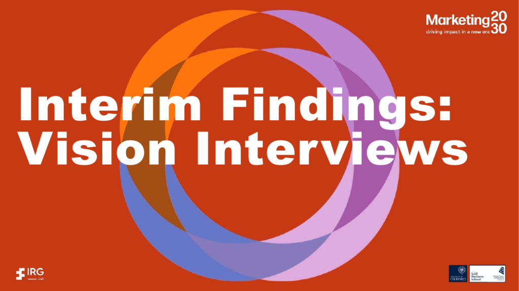 Cover of Chronic Turbulence: Interim Findings From the Marketing 2030 Vision Interviews