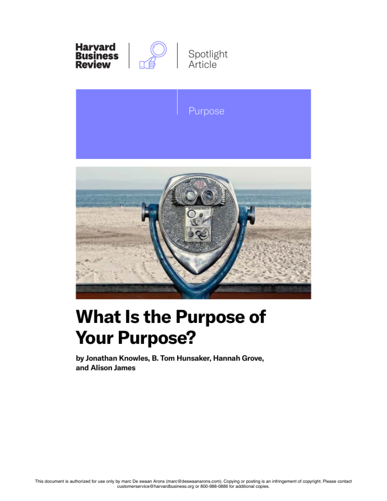 Cover of What Is the Purpose of Your Purpose?