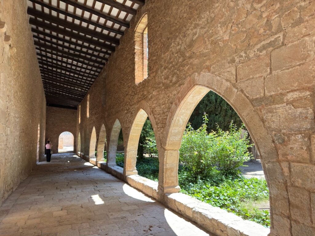 Sunlit arched cloister at santes creus monastery. Cover image for Why Marketing2030?.